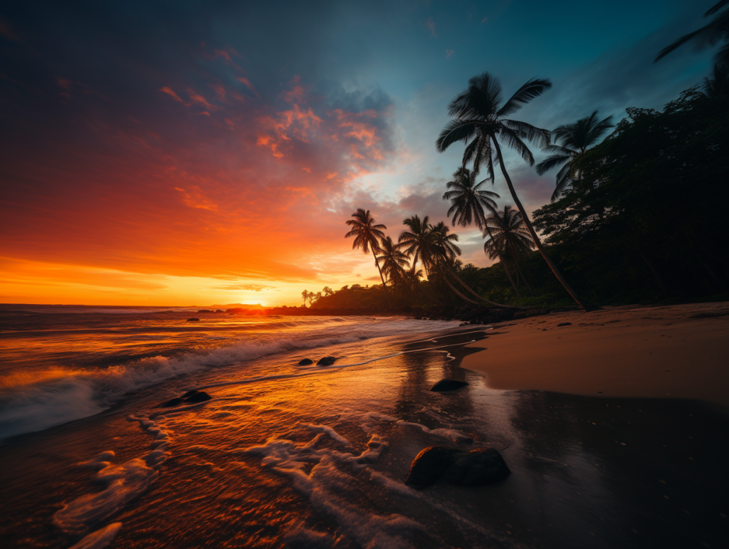 Costa Rican Beach at Sunset - Medical Tourism